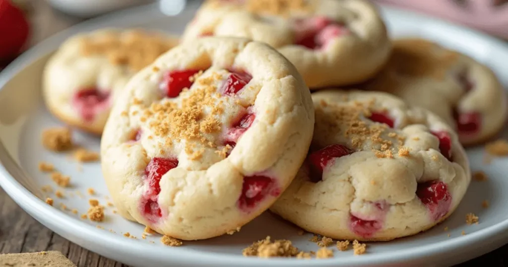 Perfect Homemade Strawberry Cheesecake Cookies