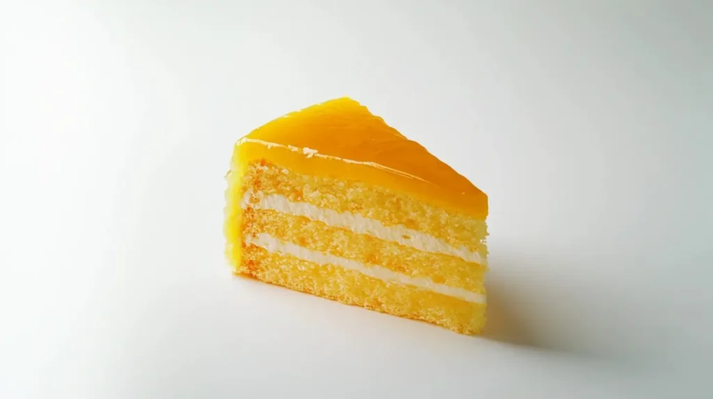 Realistic pineapple cake with golden crust and visible pineapple chunks