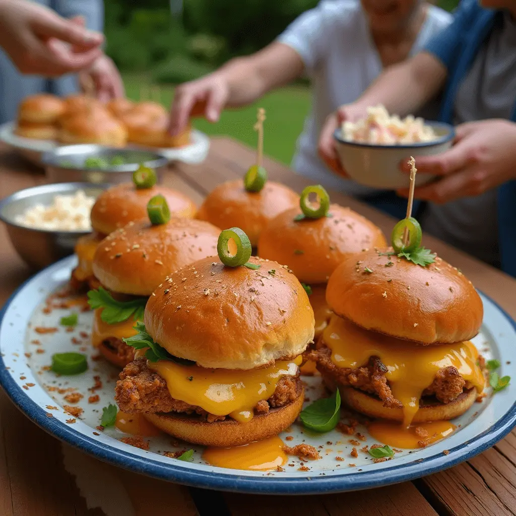 Mississippi chicken crock pot sliders on brioche buns perfect for entertaining and family gatherings